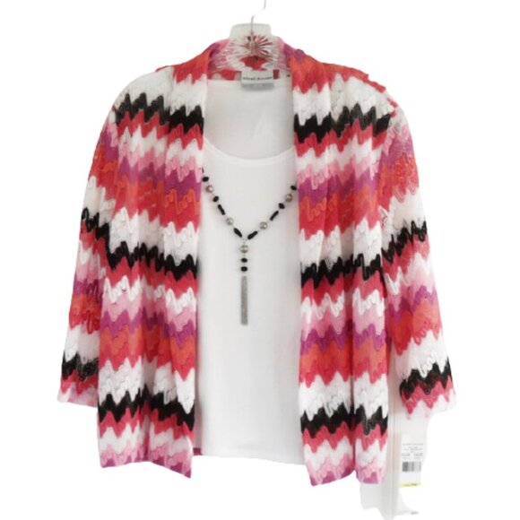 Alfred Dunner 3 Piece Shell & Jacket Set - Picture 3 of 7